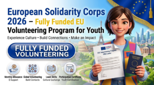 European Solidarity Corps 2026 – Fully Funded EU Volunteering Program for Youth