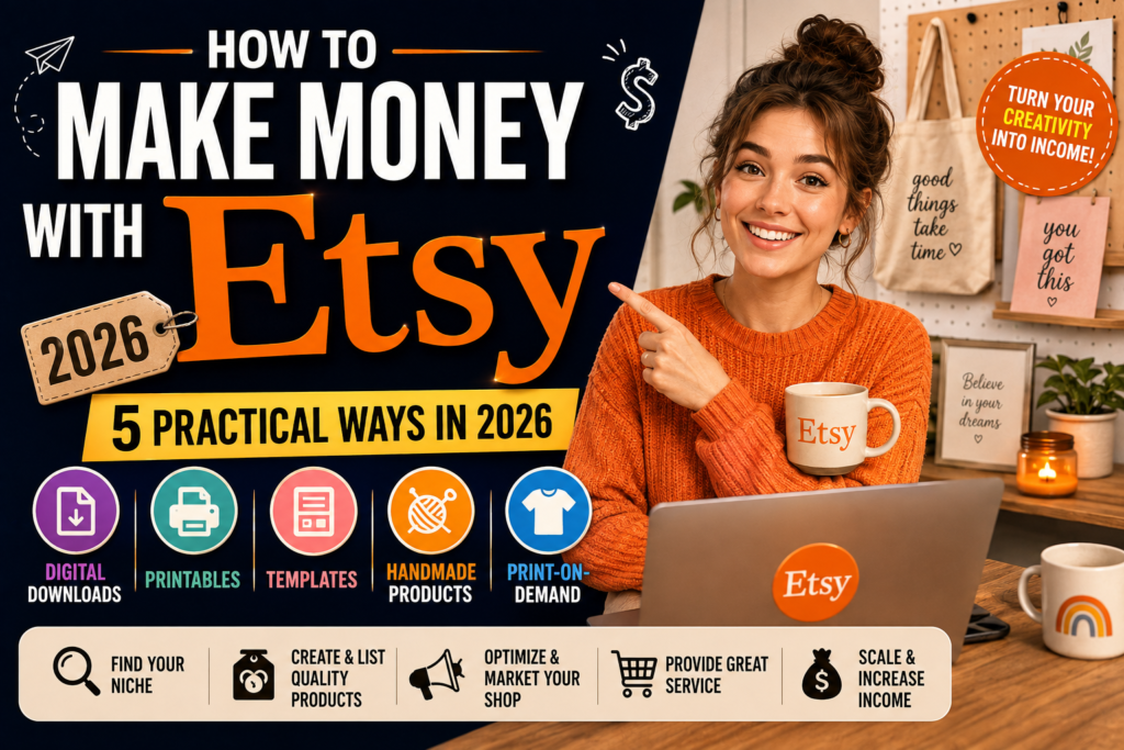 How to Make Money with Etsy: 5 Practical Ways in 2026